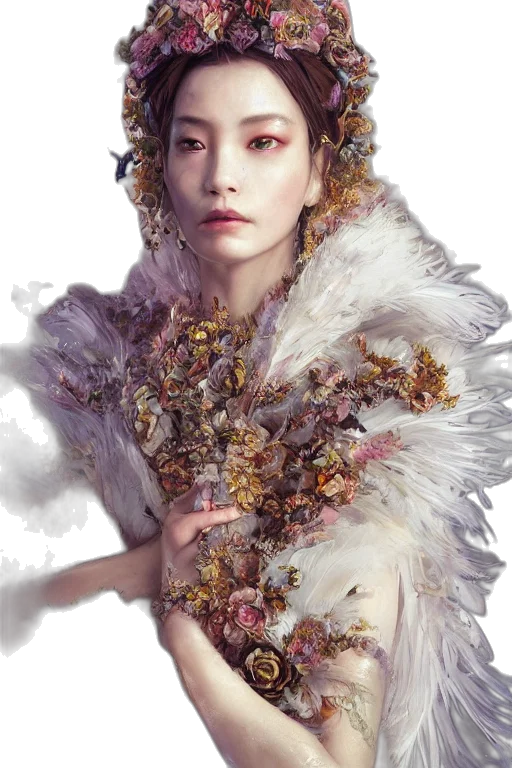 crown, jewelry, dress, face transparent PNG cut-out