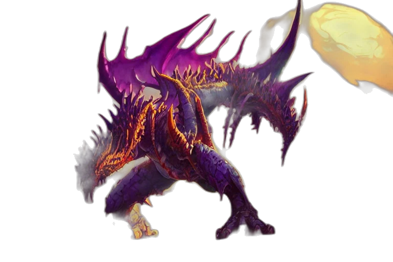 dragon, creature, animal, staff transparent PNG cut-out