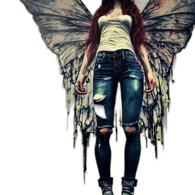 creature, concept art, fantasy art, comic book art, photorealistic, dark, full, body transparent PNG cut-out