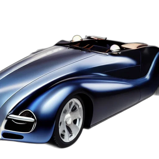 car, 3d render, photorealistic, concept art, bugatti, type, atlantic, concept transparent PNG cut-out