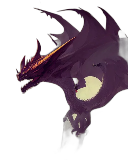dragon, creature, mask, animal, fantasy art, concept art, watercolor, pixel art transparent PNG cut-out