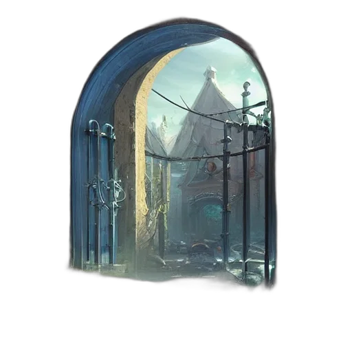 building, crown, staff, mask transparent PNG cut-out