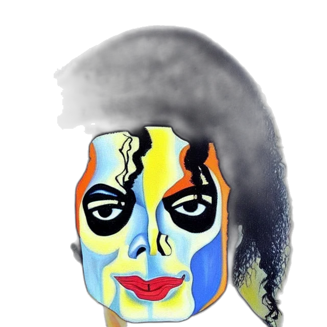 mask, face, hat, hair, photorealistic, watercolor, cartoon, concept art transparent PNG cut-out