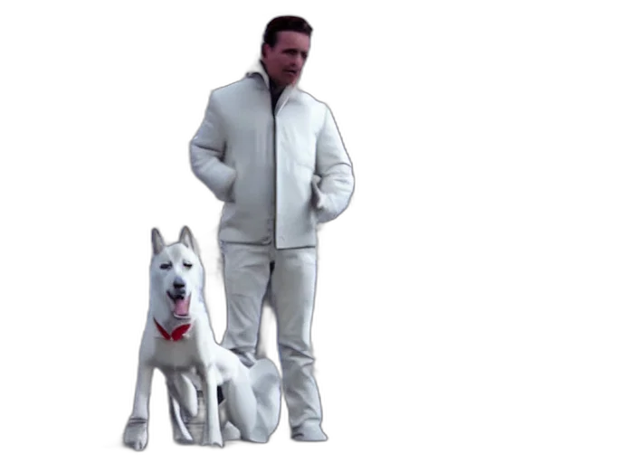 jacket, animal, creature, concept art, 3d render, pixel art, photorealistic, snow transparent PNG cut-out