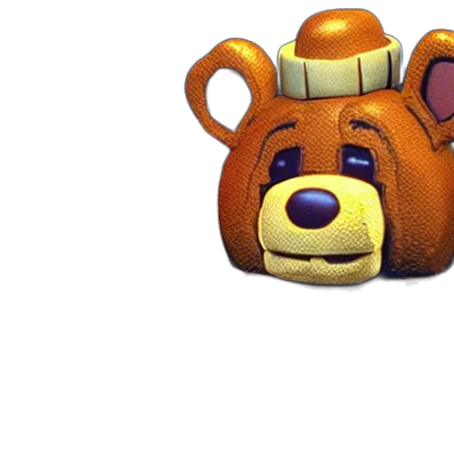 crown, mask, hat, animal, 3d render, concept art, freddy, fazbear transparent PNG cut-out
