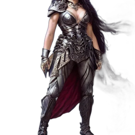 fantasy art, concept art, comic book art, 3d render transparent PNG cut-out