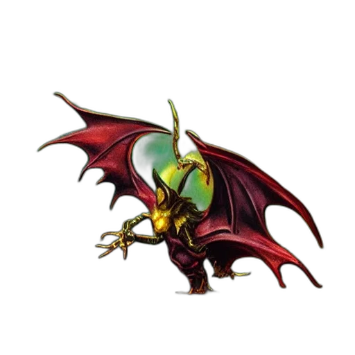 dragon, staff, weapon, creature transparent PNG cut-out