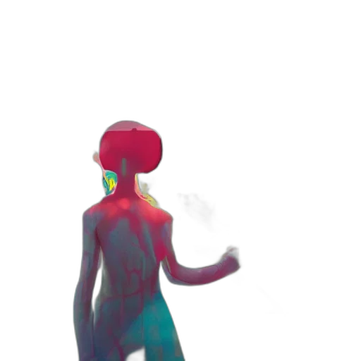 robot, creature, mask, dress transparent PNG cut-out