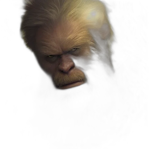 face, creature, hair, mask transparent PNG cut-out