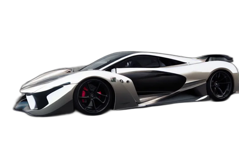 car, 3d render, concept art, photorealistic transparent PNG cut-out