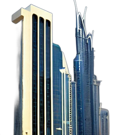 building, 3d render, concept art, photorealistic, cyberpunk, city street, modern, office transparent PNG cut-out