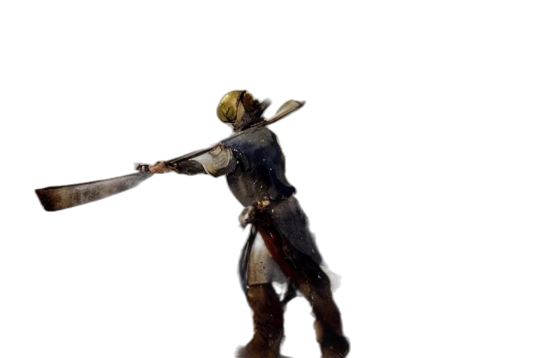sword, staff, weapon, hat transparent PNG cut-out