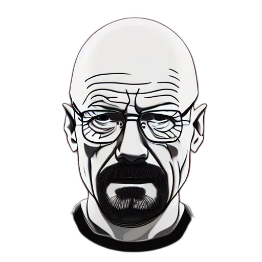 face, mask, staff, comic book art transparent PNG cut-out