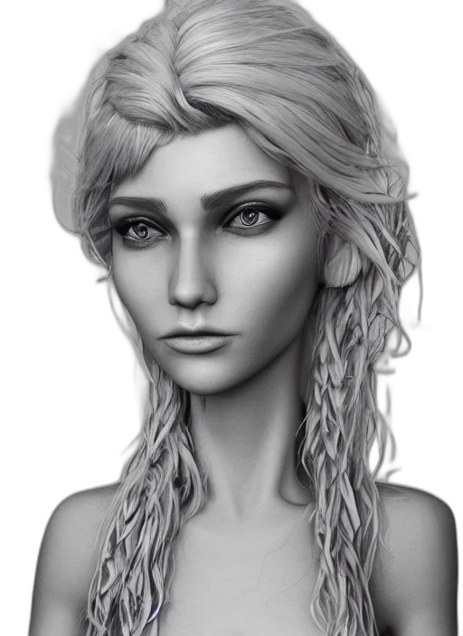 face, hair, jewelry, dragon transparent PNG cut-out