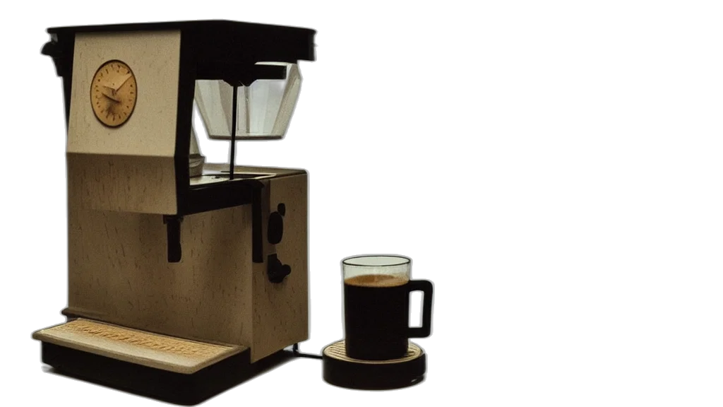 furniture, robot, 3d render, realistic transparent PNG cut-out