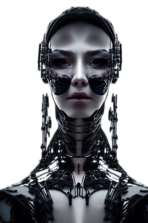 robot, face, cyberpunk, concept art transparent PNG cut-out