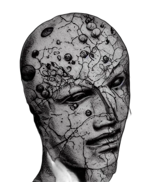 mask, face, robot, creature transparent PNG cut-out