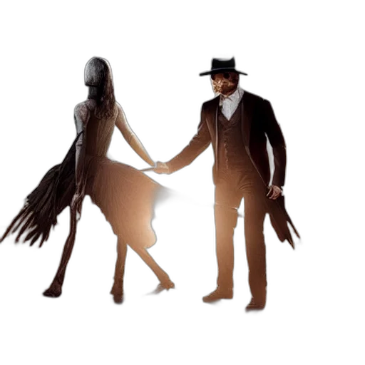 dress, hat, concept art, fog, fire, westworld, series, hbo transparent PNG cut-out