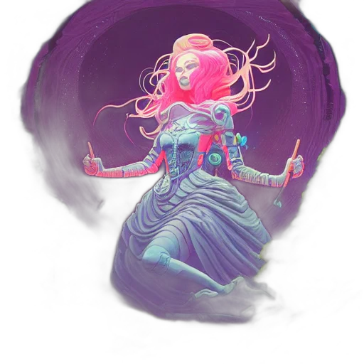 dress, crown, sword, jewelry, concept art, fantasy art, comic book art, pixel art transparent PNG cut-out