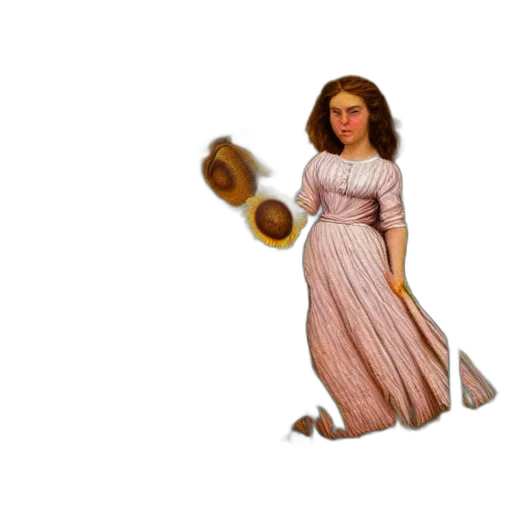 dress, shoes, staff, creature, concept art, pixel art, 3d render, fantasy art transparent PNG cut-out