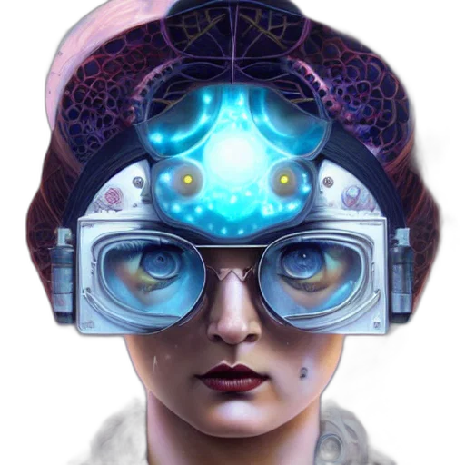 robot, face, mask, staff transparent PNG cut-out