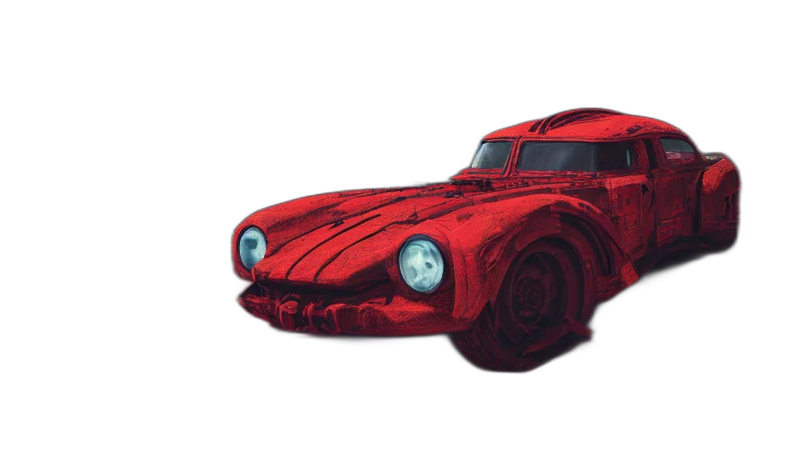 car, weapon, animal, concept art, 3d render, comic book art, photorealistic, red transparent PNG cut-out
