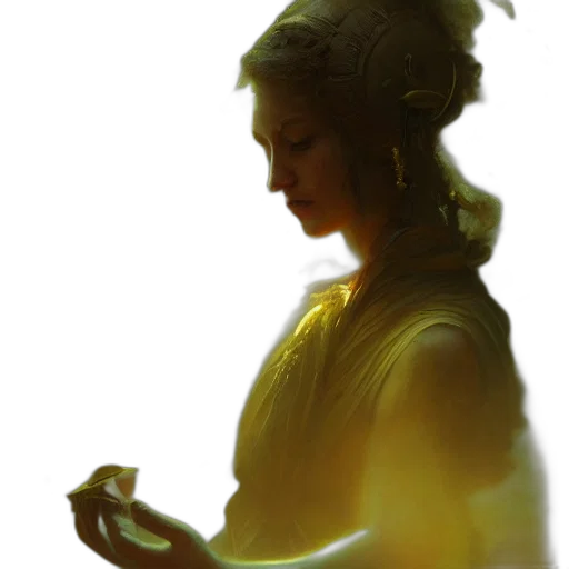 staff, jewelry, dress, face, oil painting, concept art, photorealistic, fantasy art transparent PNG cut-out