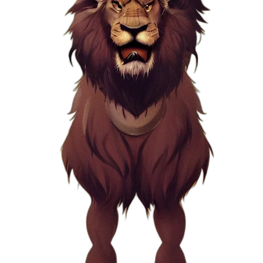 animal, crown, staff, creature transparent PNG cut-out