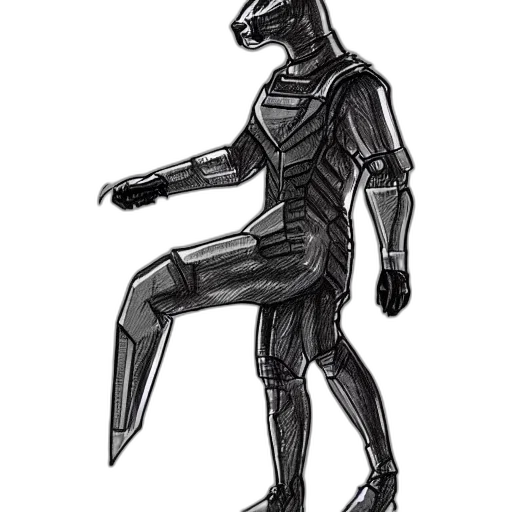 robot, creature, mask, animal, concept art, cyberpunk, comic book art, 3d render transparent PNG cut-out