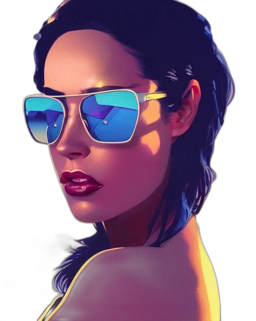 face, photorealistic, cartoon, fantasy art transparent PNG cut-out