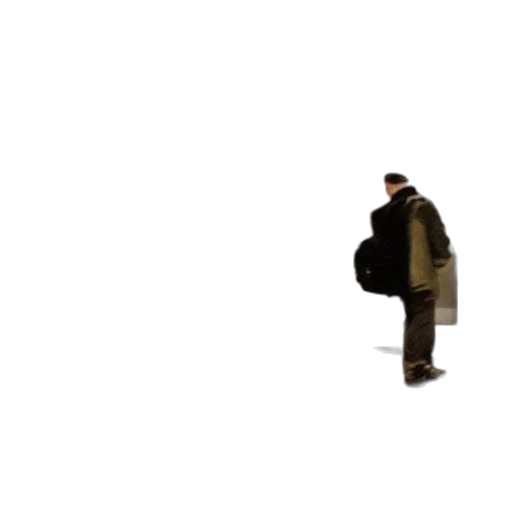 jacket, umbrella, robot, staff, 3d render, pixel art, concept art, photorealistic transparent PNG cut-out