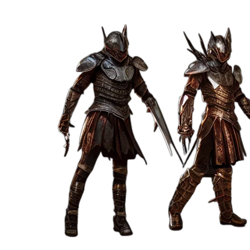 sword, concept art, fantasy art, 3d render, comic book art, dark, earth tones, monochrome transparent PNG cut-out