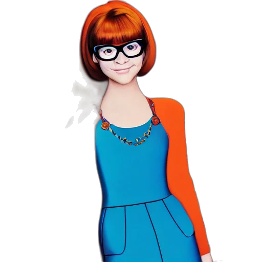 dress, staff, jewelry, cartoon transparent PNG cut-out