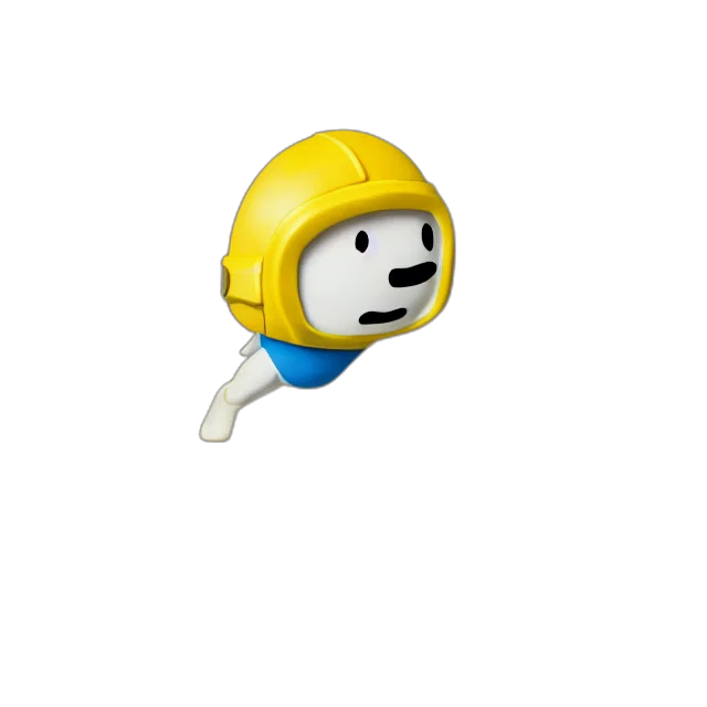 staff, robot, hat, pixel art, 3d render, concept art, cartoon, full transparent PNG cut-out