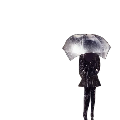 umbrella, dress, hat, jacket transparent PNG cut-out
