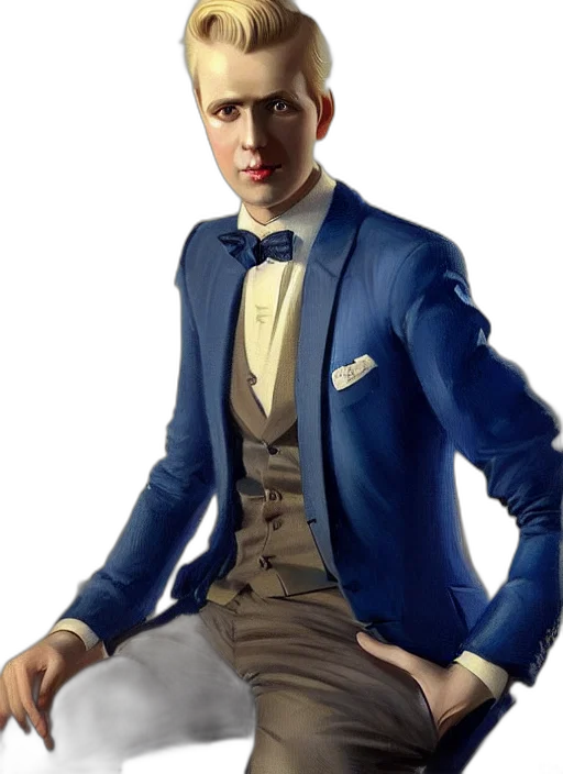 jacket, face, staff, photorealistic transparent PNG cut-out