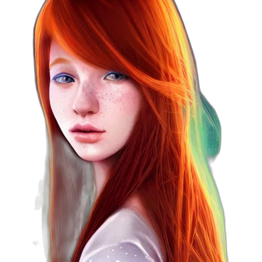 face, hair, dress, bottle, photorealistic, fantasy art, oil painting, concept art transparent PNG cut-out