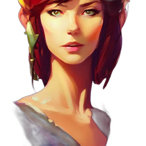 face, crown, flower, dress transparent PNG cut-out