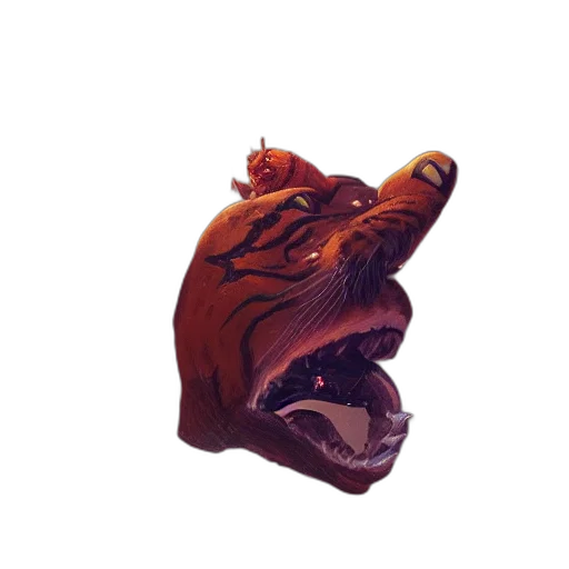 mask, face, creature, animal, concept art, 3d render, photorealistic, watercolor transparent PNG cut-out