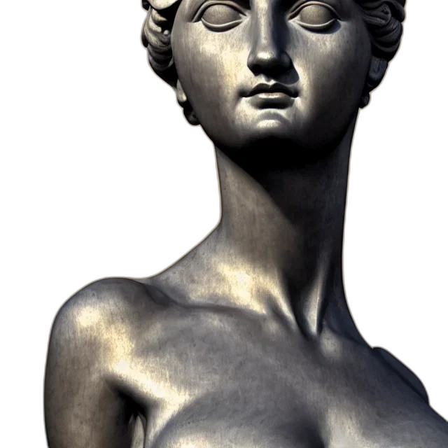 jewelry, crown, face, dress, photorealistic, 3d render, concept art, vaporwave transparent PNG cut-out