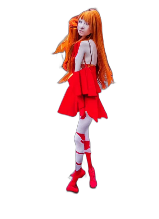 dress, 3d render, concept art, anime transparent PNG cut-out
