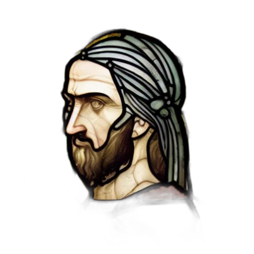 crown, face, staff, sword, pixel art, fantasy art, concept art, 3d render transparent PNG cut-out