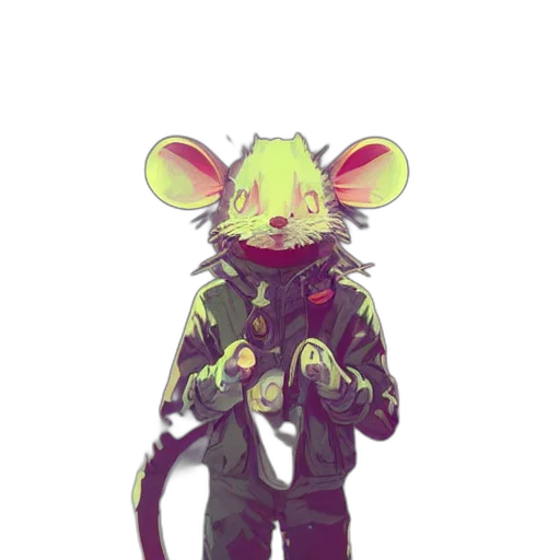 jacket, creature, mask, animal transparent PNG cut-out