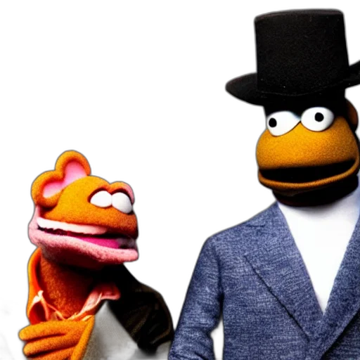 hat, samuel, jackson, muppet transparent PNG cut-out