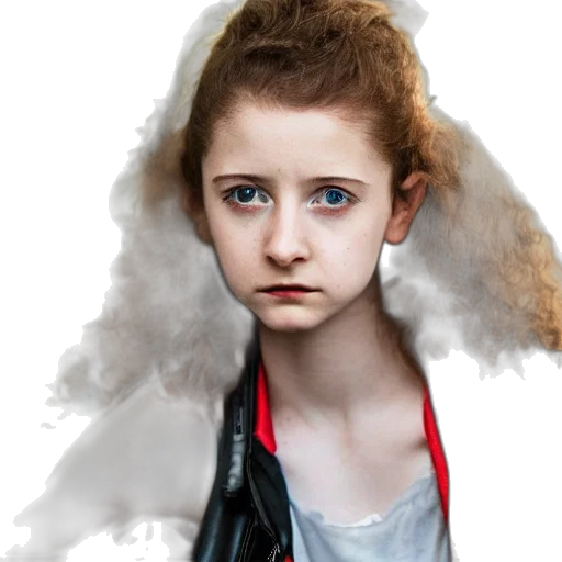 jacket, face, hair, mask transparent PNG cut-out