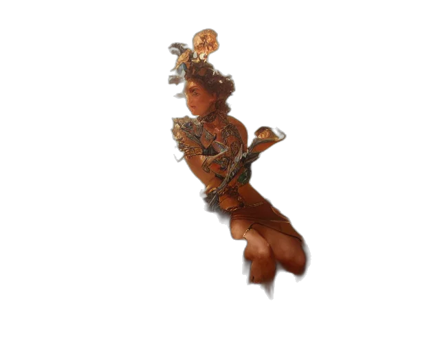 staff, jewelry, dragon, crown, 3d render, concept art, photorealistic, fantasy art transparent PNG cut-out