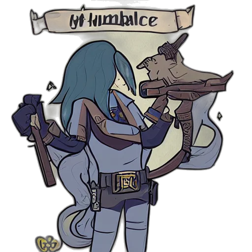 staff, weapon, concept art, fantasy art, watercolor, cyberpunk, blue, pastel transparent PNG cut-out