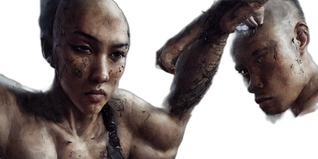 photorealistic, concept art, 3d render, cyberpunk, huяк, pac, masterpiece, rendered transparent PNG cut-out