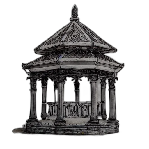 crown, furniture, jewelry, building, 3d render, concept art, photorealistic, beautiful transparent PNG cut-out
