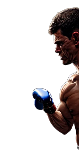 photorealistic, concept art, comic book art, 3d render, fight, promotional, poster, two transparent PNG cut-out